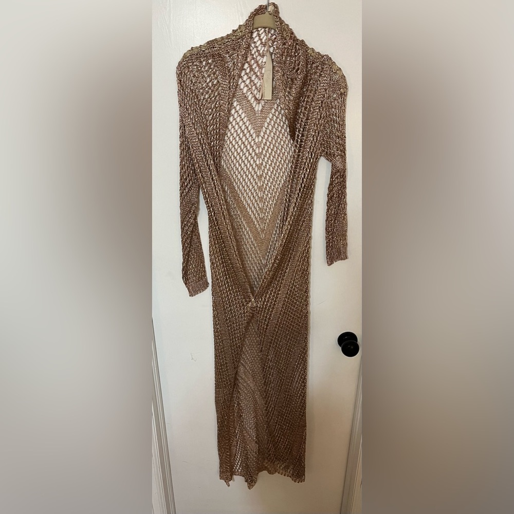 Rose Gold Bathing suit cover up *NWT*